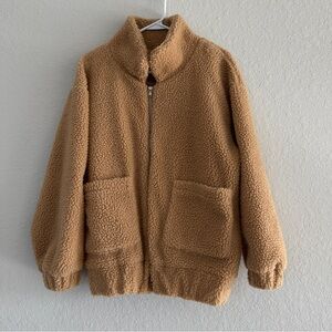 ZAFUL— Oversized Teddy Jacket